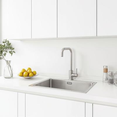 Ausmann Inox Square kitchen faucet swivel spout full stainless steel 1208958309