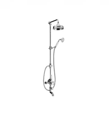 Huber Victorian Thermostatic Bath/Shower Set Stainless Steel 592.VT01H.AC