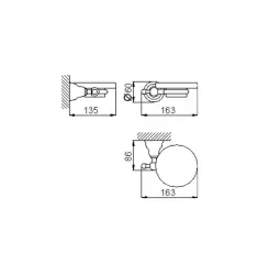 Jabonera Huber Croisette Classic Bronce-Cerámica 4022.01H.BA