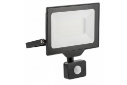 G-TECH Faro LED con sensor de movimiento, 50W, 5000lm, AC220-240V, 50/60 Hz, PF>0,9, RA>80, IP65, 120°, 4000K, negro 1208959178