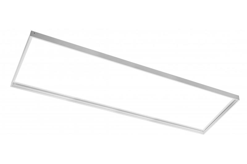 Marco para montaje superficial de paneles LED 30x120cm (TYPU KING, PRINCE, INNOVO), sin tornillos, blanco 1208959229