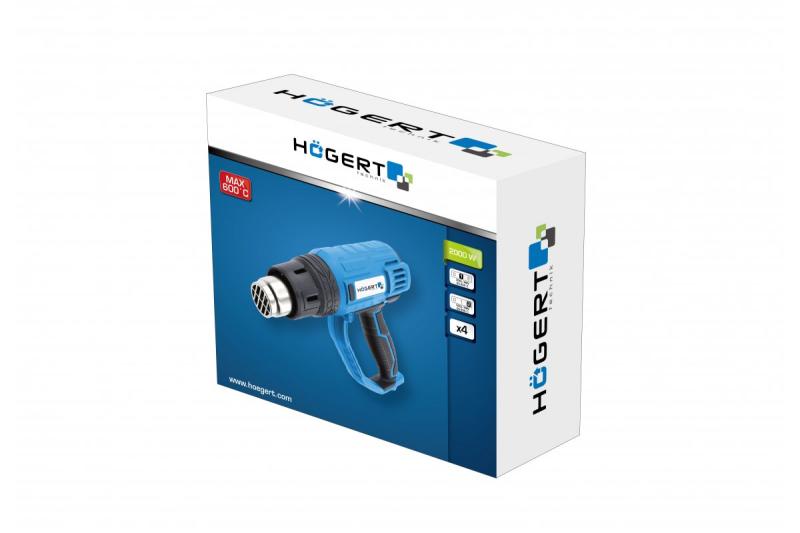 Hoegert Pistola de aire caliente de 2000W 1208960196