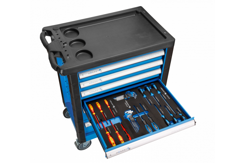 Hoegert Armario de herramientas 171 piezas 1208962011