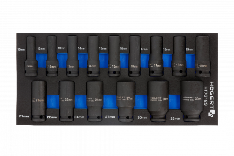 Hoegert Juego de llaves de impacto 1208962039