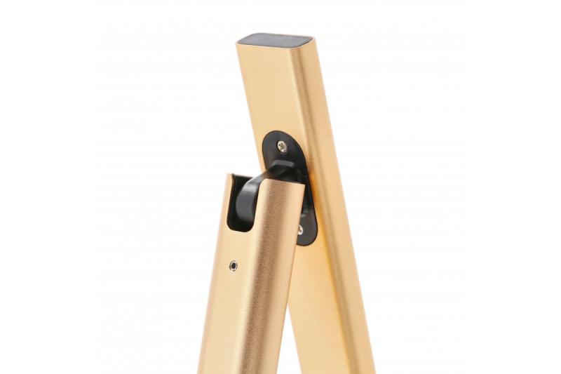 Decor Lámpara de escritorio Bressi 8W 450lm AC220-240V 3-CCT Carga inalámbrica USB PF>0 5 RA>80 Negro / Dorado 1208962479