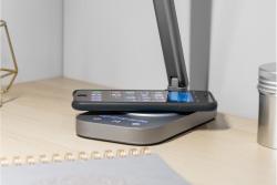Decor Lámpara de escritorio Bressi 8W 450lm AC220-240V 3-CCT Carga inalámbrica USB PF>0 5 RA>80 Gris 1208962480