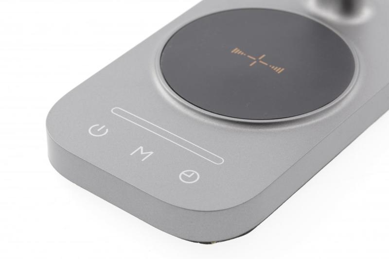 Decor Lámpara de escritorio Bressi 8W 450lm AC220-240V 3-CCT Carga inalámbrica USB PF>0 5 RA>80 Gris 1208962480