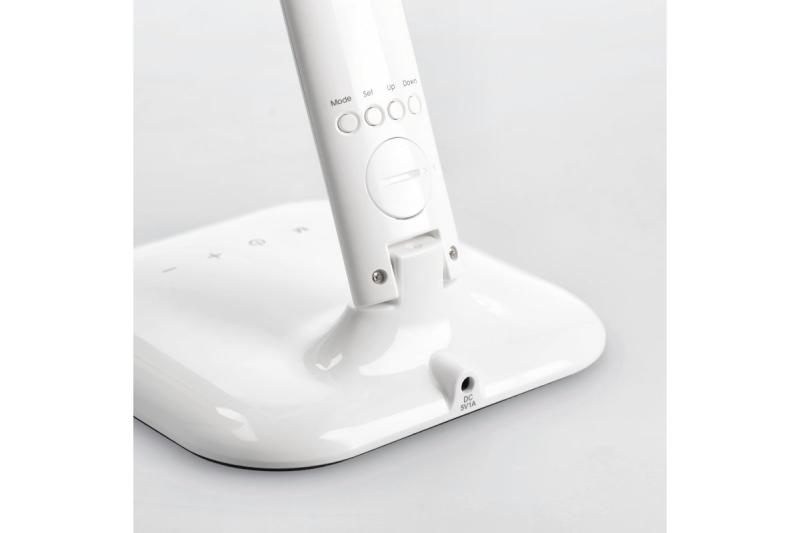 Decor Lámpara de mesa GALACTIC LED 5W 240lm AC220-240V 50/60Hz colores cambiables (3000K 4000K 6000K) calendario alarma termómetro cuerpo blanco. 1208962484