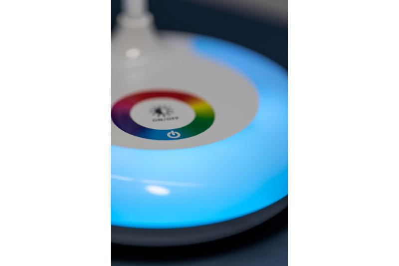 Decor Lámpara de mesa GALACTIC LED 5W 240lm 5V DC 4000K RGB base de carga USB cuerpo blanco 1208962485