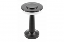 Decor Lámpara de escritorio Monum 3W 200lm DC 5V 1A 3000 K 3 grados. Batería regulable de 1800 mAh en color negro. 1208962504
