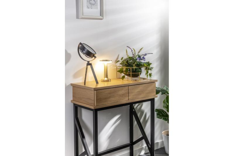 Decor Lámpara de escritorio Monum 3W 200lm DC 5V 1A 3000 K 3 unidades. Batería de atenuación de 1800 mAh en color dorado. 1208962505