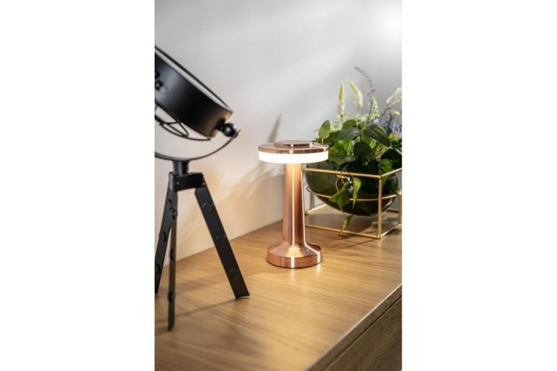 Decor Lámpara de escritorio Monum 3W 200lm CC 5V 1A 3000 K 3 uds. Regulación de intensidad de la batería de 1800 mAh cobre. 1208962506