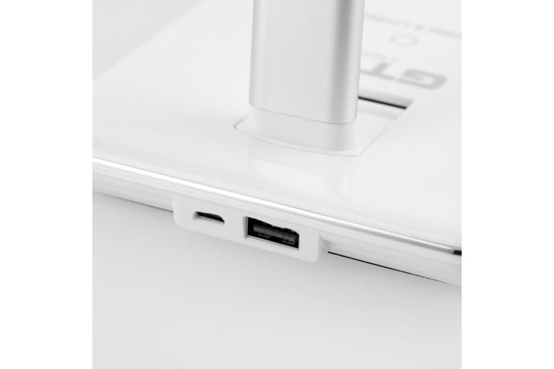 Decor Lámpara de escritorio Tritton 6W 340lm AC220-240V 4-CCT Carga inalámbrica USB PF>0 5 RA>80 blanco 1208962517