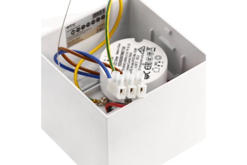 Decor Luminaria LED ARTEMIDA 20W 1920lm AC220-240V 50/60 Hz PF>0 9 Ra≥80 IP20 IK08 4000K 38° blanco cuadrado. 1208962641