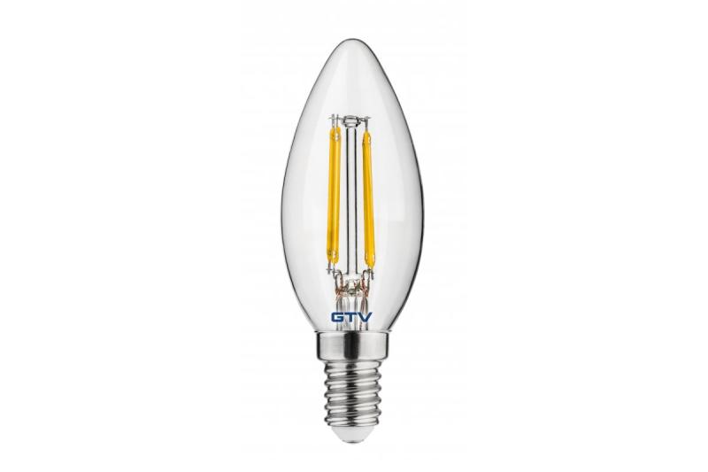 Luz LED, FILAMENTO, C35, 4000K, E14, 4W, 440Im, AC220-240V/ 50-60Hz, RA>80, 360° 1208962687