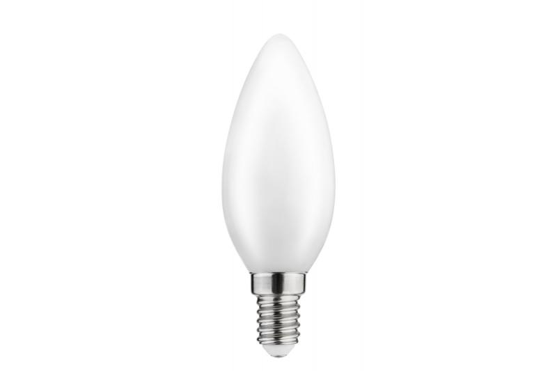 FUENTE DE LUZ LED, FILAMENTO DE LECHE, A-G, C35, 3000K, E14, 4,0W, AC220-240V, 360°, 420lm, 44mA 1208962693