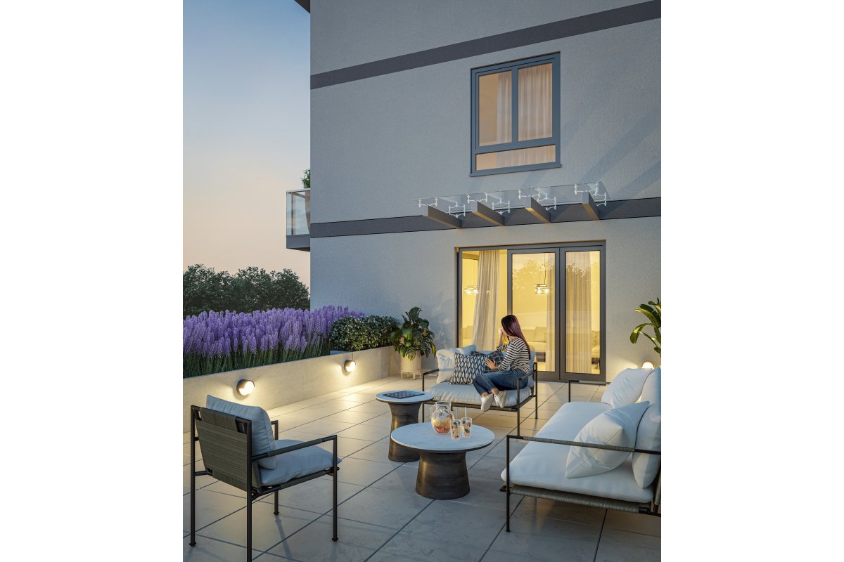Decor Luminaria de fachada CANTI LED 12W 1000lm AC220-240V 50 / 60Hz IP65 4000K 1208962698 - Productafbeelding 4