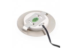 Decor Luminaria de escalera LED ESCADA OB DC12V con cubierta redonda esmerilada 0 8W 70lm 4000K cable de inoxidable 150cm.