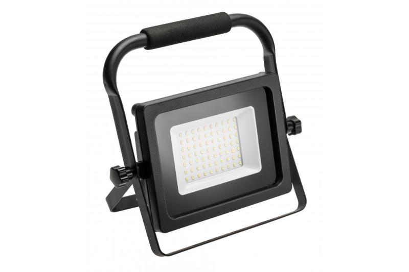 Foco LED iNEXT (portátil) 30W 2400lm, PF>0,9, RA>80, IP65, 120°, 6400K, cuerpo negro 1208962861