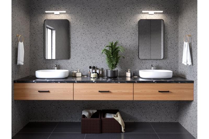 Decor Luminaria LED Catania 400mm 8W AC220-240V 50/60Hz 4000K IP44 RA >80 640lm Cromo 1208962883