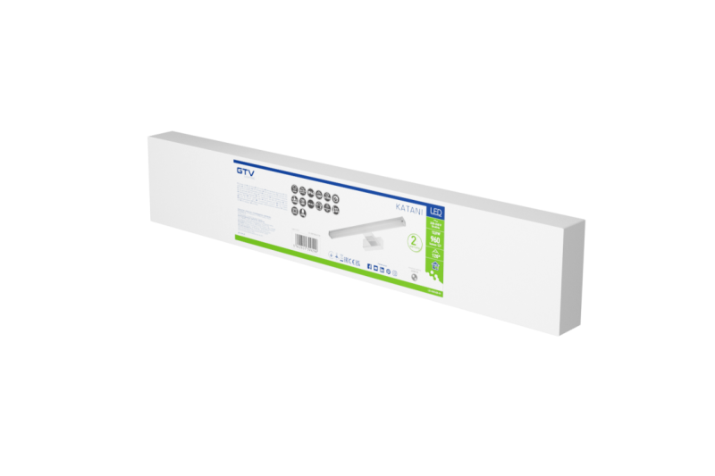 Decor Luminaria LED Catania 600mm 12W AC220-240V 50/60Hz 4000K IP44 RA >80 960lm Cromo 1208962886