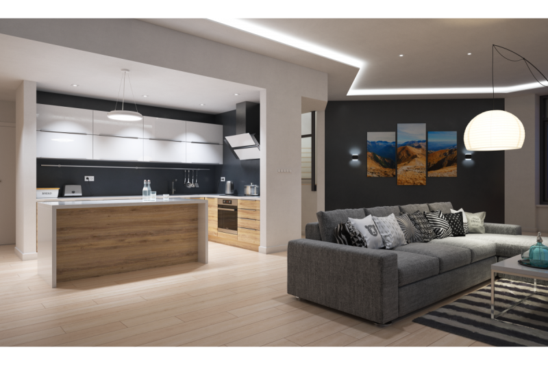 Decor Luminaria LED LEON 35W 3200lm AC220-240V 50/60Hz 120° IP40 4000K suspendida/techo blanco. 1208962911