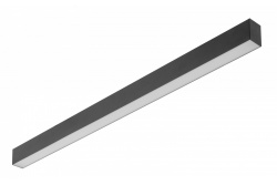 Decor Luminaria lineal LED LUNA-A 40W 3200lm AC220-240V 50-60Hz 100° RA>80 PF>0.9 AL/PC 4000K 120cm negro. 1208962939