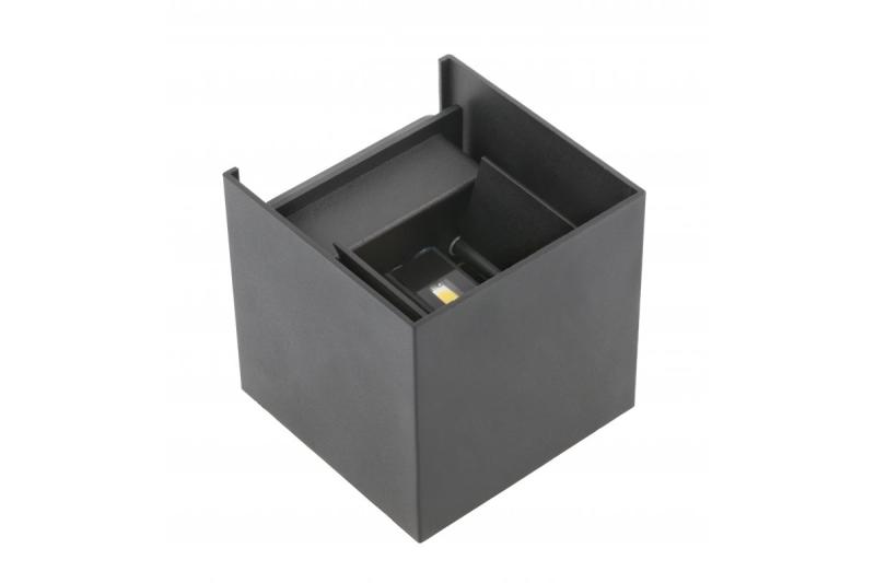 Decor Luminaria LED MISSOURI-K 7W 540lm AC220-240V 50/60 Hz PF> 0.5 Ra≥80 IP54 IK08 4000K gris cuadrada. 1208962995