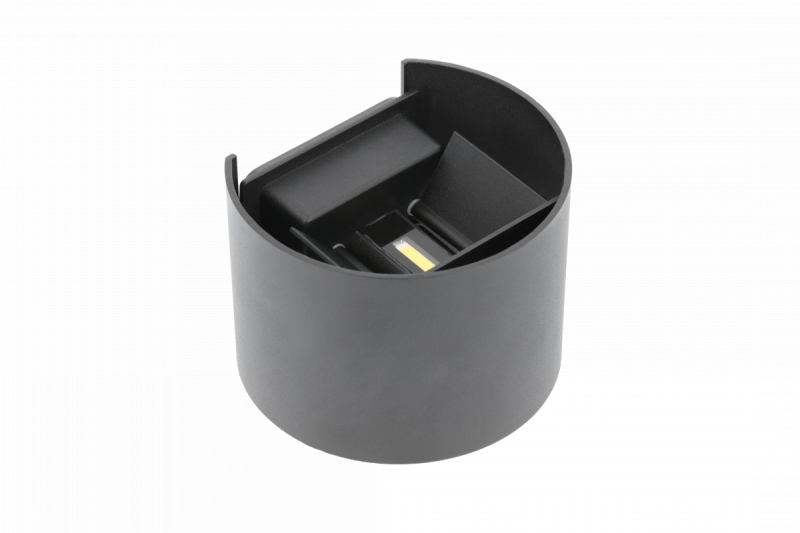 Decor Lámpara LED MISSOURI-O de 7W 540lm AC220-240V 50/60 Hz PF>0.5 Ra≥80 IP54 IK08 4000K redonda negra. 1208962996