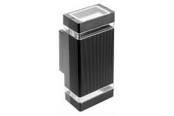 Decor Luminaria de pared de dos direcciones NESSA GU10 MAX.2x50W IP54 AC220-240V 50/60Hz negro. 1208963007