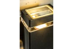 Decor Luminaria de pared de dos direcciones NESSA GU10 MAX.2x50W IP54 AC220-240V 50/60Hz negro. 1208963007