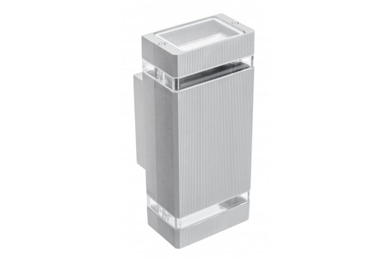 Decor Luminaria de pared de dos direcciones NESSA GU10 MAX. 2x50W IP54 AC220-240V 50/60Hz gris. 1208963008