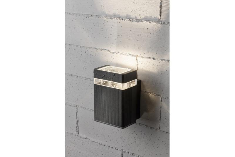 Decor Luminaria de pared unidireccional NESSA GU10 MAX. 50W IP54 AC220-240V 50/60Hz negro. 1208963009