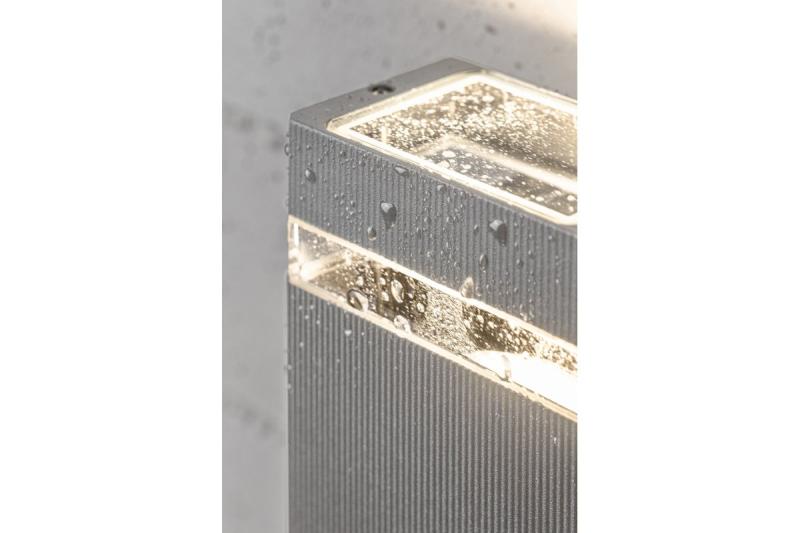 Decor Luminaria de pared unidireccional NESSA GU10 MAX. 50W IP54 AC220-240V 50/60Hz gris. 1208963010