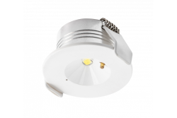 Lámpara de emergencia LED OMAHA-3, 3W, 300lm, AC220-240V, 50-60Hz, IP20, 3h, 6400K, uso único, BOTÓN DE PRUEBA 1208963024
