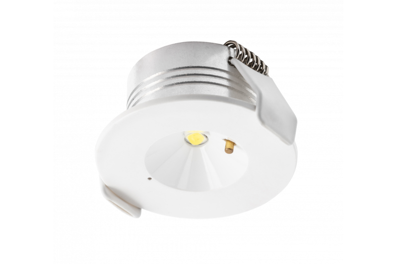 Lámpara de emergencia LED OMAHA-3, 3W, 300lm, AC220-240V, 50-60Hz, IP20, 3h, 6400K, uso único, BOTÓN DE PRUEBA 1208963024