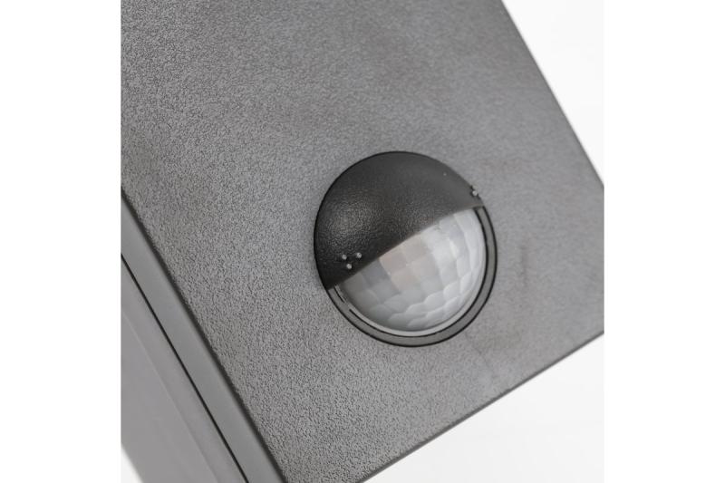 Decor Luminaria PARIS LED con sensor de movimiento 10W 900lm IP54 AC220-240V 50/60Hz 140° 9m 4000K negro 1208963096