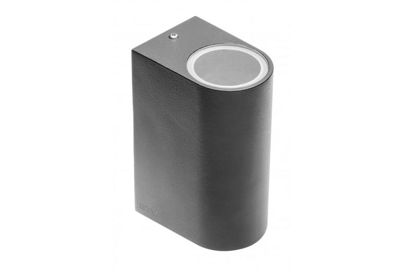 Decor Luminaria de pared de dos direcciones TIAGO GU10 MAX. 2x35W IP54 AC220-240V 50/60Hz negro. 1208963201