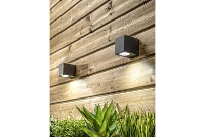 Decor Fachada liminaria unidireccional TIAGO KW GU10 MAX.35W IP54 AC220-240V 50/60Hz negro. 1208963206