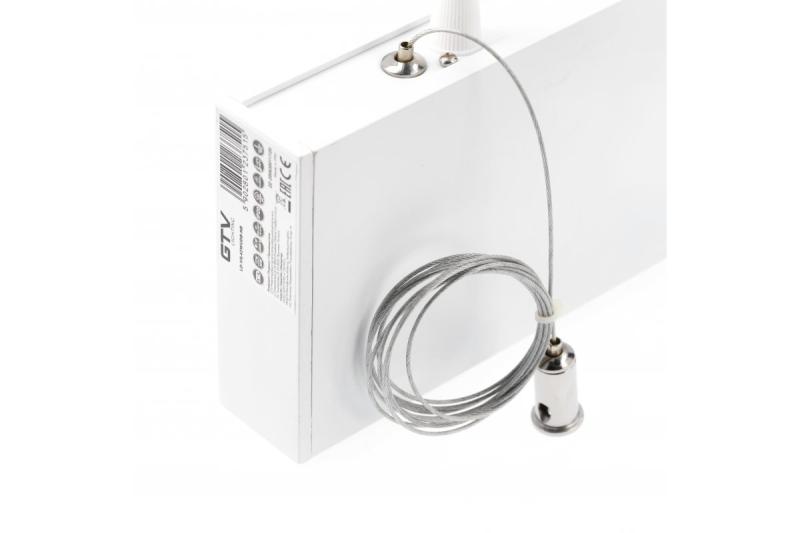 Decor Luminaria suspendida LED VILANA 42W (30W+12W) 4000K RA>80 220-240VAC 48/120° UGR<19 120cm blanco. 1208963236