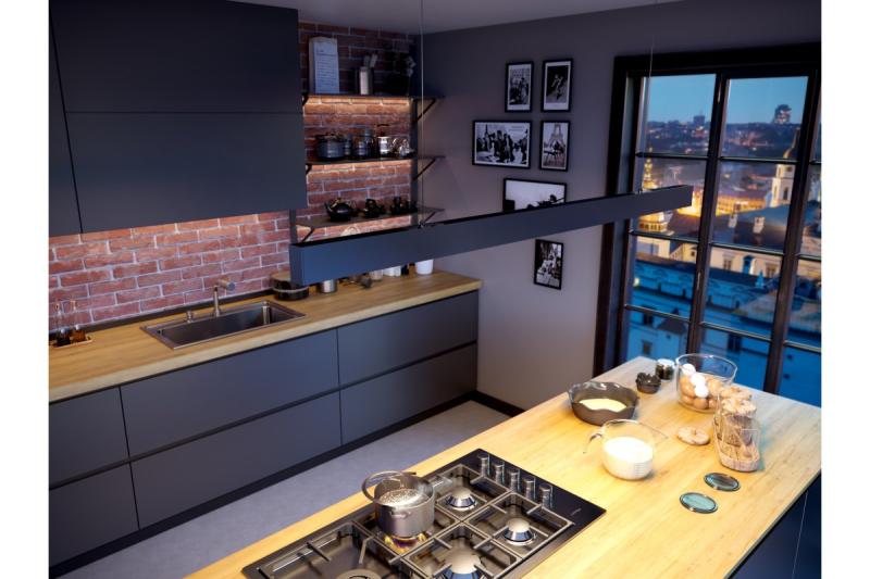 Decor Luminaria suspendida LED VILANA 42W (30W+12W) 4000K RA>80 220-240VAC 48/120° UGR<19 120cm negro. 1208963237