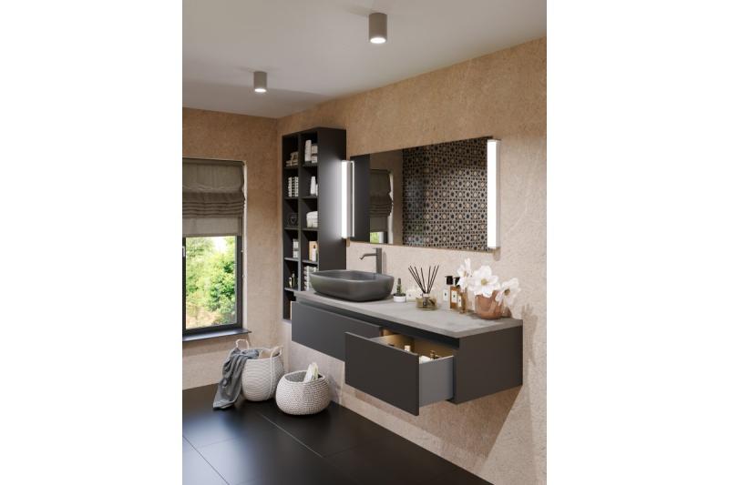 Decor Luminaria LED Zita con interruptor 600mm 15W AC220-240V 50/60Hz 4000K IP44 RA >80 1200lm Blanco. 1208963291