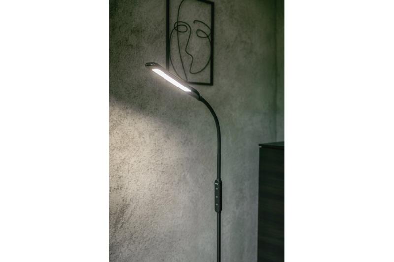 Decor Lámpara de pie Vasalia 8W 450lm AC220-240V 4-CCT 5 Step Dimming timer45' PF>0 5 RA>80 Negro 1208963348