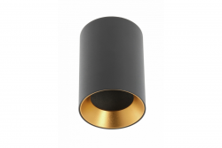 Decor Luminaria de techo AERO II de aluminio de 70x100mm IP20 máx. 20W redonda negra. 1208963809