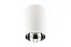Decor Luminaria de techo ARIES PC 73x105mm IP20 máximo 20W redonda blanca/cromada 1208963821