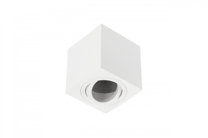 Decor Luminaria de techo AVEIRO de aluminio 80x80x85mm IP20 máx 20W cuadrada blanca 1208963829