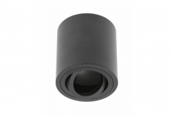 Decor Luminaria de techo AVEIRO BIS de aluminio 80x90mm IP20 máx. 20W redonda negra. 1208963838
