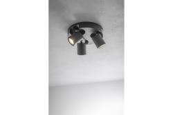 Decor Luminaria de techo BLINK AC220-240V 50/60 Hz GU10 máx. 20W*3 IP 20 triple negro. 1208963844