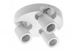 Decor Luminaria de techo BLINK AC220-240V 50/60 Hz GU10 máx. 20W*3 IP20 triple blanco. 1208963845