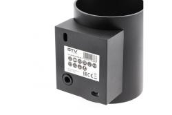 Decor Aplique de pared CAMPIONE de aluminio G9 IP20 máx. 40W IP20 redondo negro. 1208963851